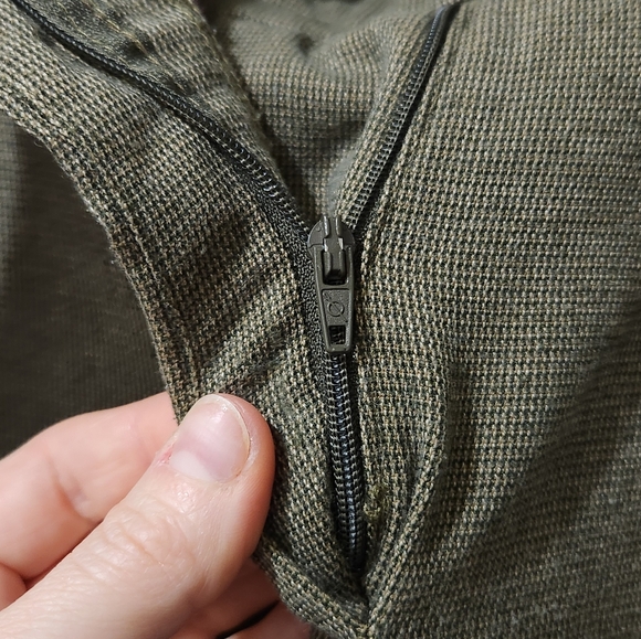 Zara Retro flared dark green dress pants - Picture 3 of 5